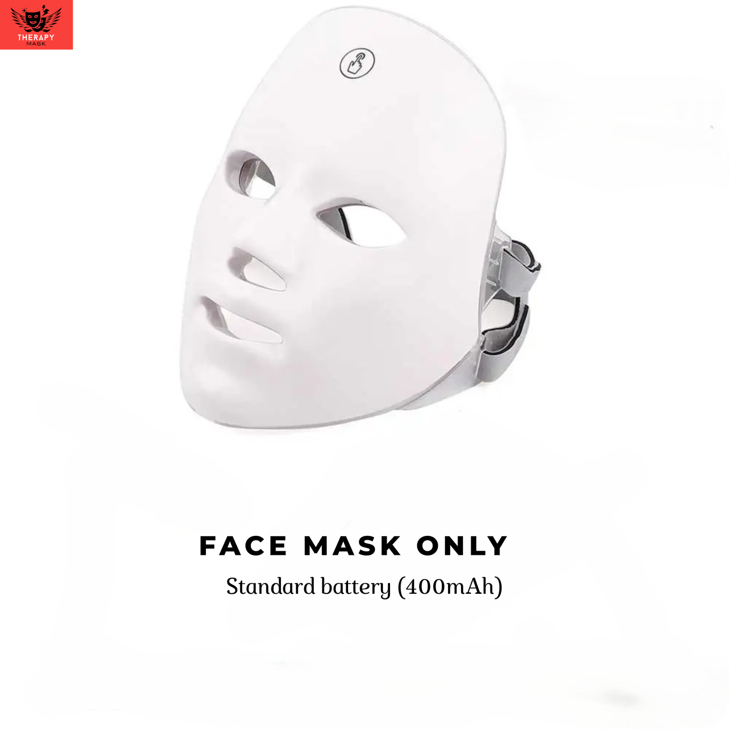 Facial Mask With Neck Red Light Therapy